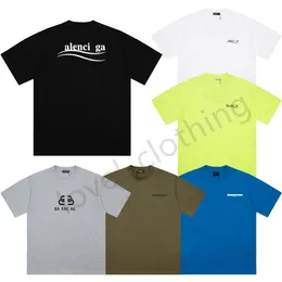 Mens women T shirts Designer Fashion short sleeve tops Clothing brand Round neck leisure summer loose letter print Cottons Tee Luxurys Size XS-L