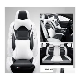 Car Seat Covers Accessory Er For Sedan Suv Durable High Quality Leather Five Seats Set Cushion Mats Including Front And Back Ers Fas Dheiv