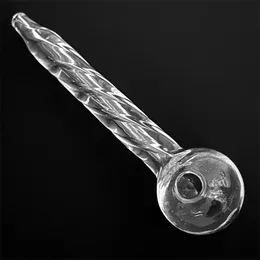 ACOOK Die neueste 13 cm 30 g Kristallquarz-Ölbrennerpfeife Dicke Dab-Nagelpfeife VS Glasölbrenner für Glaswasserbong Bongs Dab-Ölplattform