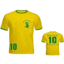2023 Mais Nova Moda 3d Impreso Sepultura Camisetas de Rocha Para Homens/Mulheres Camiseta de verano