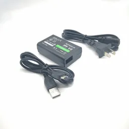 EU US Plug Home Charger Power Supply 5V AC Adapter USB laddning Kabelkabel för Sony Psvita Slim PS Vita PSV 2000