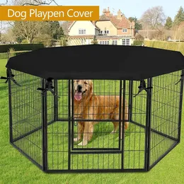 Cages Outdoor Pet Kennel Cage Cover Oxford Waterproof Dustproof Openair Animal Cage Canopy Dog Sunscreen Hamster Cage Case