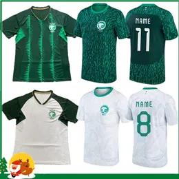 2023 Koszulki piłkarskie Arabii Saudyjskie 22 23 Drużyna narodowa dom na wyjazd Salem al Dawsari Abudullah Alhamddan Fias Albiakan Men Football Shirt S-2xl