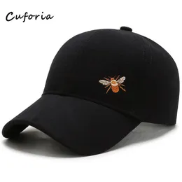Baseball Cap kvinnors koreanska version hattlock, mångsidig broderi Little Bee, Show Face, Liten Sunscreen Hat, Women's Outdoor Summer