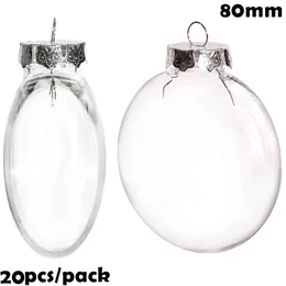 Andra evenemangsfestleveranser Främjande 20 stycken x Diy Paintable Shatterproof Christmas Bauble Ball Decoration 80mm Plastic Disc Ornament 230508