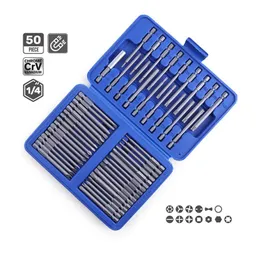 Schroevendraaier 50pcs conjunto de chave de fenda pequena tipo conjunto de bits Torx adaptador ferramenta manual flexível profissional palavra cruzada flor de ameixa cabeça de lote formato em U