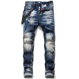 Mens Jeans Stree Denim Tears Luxury Designer Men Embroidery Pants