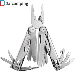 Tang Daicamping DL2 سكين قائد مقص Multitools Multitools تكتيكية المشبك مجموعة البقاء على قيد الحياة الافتتاح متعدد الوظائف