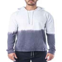 휴양지 남자는 트리톤 딥 타이-다이 풀 오버 까마귀 스웨트 셔츠, S-XL입니다.