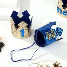 Cappelli da festa Moda decorativa Forniture festive Corona per bambini Mini Copricapo Fascia per capelli Cappello di compleanno Cappello di plastica