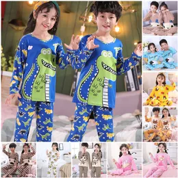 Pajamas Summer Children Pajamas Girl Sets Kid Pajamas Boy Cartoon Homewear Pajamas مجموعة فتى ملابس الطفل Pajama 230509