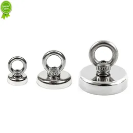 New U-JOVAN Strong Neodymium Magnet Salvage Magnet Deep Sea Fishing Magnets Holder Pulling Mounting Pot with Ring Eyebolt