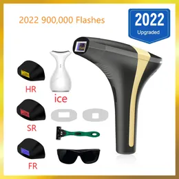 Epilador 3in1 hr sr fr 900000 flashes ipl laser remoção de cabelo Máquina de remoção de biquíni permanente de depilador elétrico a laser 230509