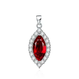 Color gemston pendente Sapphire Devil Eye Crystal Wedding Jewelry Sets