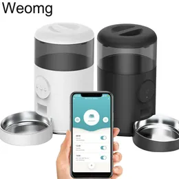 Feeding 3L Wifi Remote APP Controll Smart Automatic Pets Feeder For Cats Dogs Food Dispenser Timer Dogs Cats Supplies Feeding Bowler