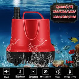 Pompe 10/15/30/45/60/80W 50Hz Pompa dell'acqua serbatoio di pesce sommergibile con pompa ultraquieta Fontana Aquarium Pond Caratteristica Pompa Pompa