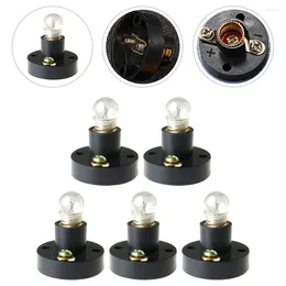 Lamp Holders 5 Pcs Mini Small Light Bulb Socket E10 Screw Base Holder Labs Electrical Experimental Tools