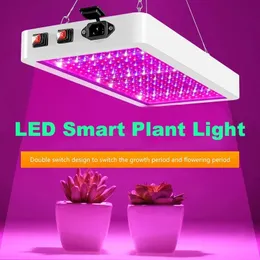 LED Grow Light 2000W 3000W Double Switch Phytolamp Waterproof Chip Growth Lamp Full Spectrum Plant Box Lighting