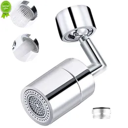 Ny 720 Rotertable Tap Aerator Splash-Proof kran Sprayer Huvudvatten Spara plast Splash Tap Head Wash Basin Tap Extender Adapter