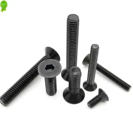 New M1.6 M2 M2.5 M3 M4 M5 M6 M8 Black Grade 10.9 Steel DIN7991 Hexagon Hex Socket Head Flat Countersunk Allen Bolt Screw