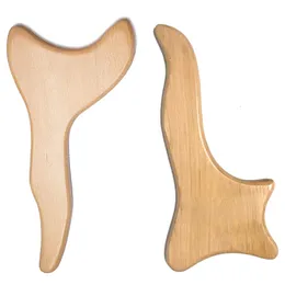 Full Body Massager Wooden Lymphatic Drainage Paddle Manual AntiCellulite Gua Sha Tool Muscle Pain Relief Soft Tissue Therapy Device 230508