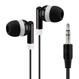 3.5mm Fashion Earphone Rubber Tip Stereo Headphones Earbuds Earphone AE-215 disposable cheap wired earbuds in bulk