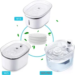 Feeders 3/6 Packs Filters voor HoneyGuaridan W25/W18 Pet Water Fountain vervangende koolstoffilters