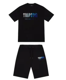 TR Apstar T-shirt Heren T-shirt Korte mouw Print outfit Chenille Tracksuit Mens Shorts Black Cotton London Streetwear S-2XL merk Autorisatie Hoge kwaliteit