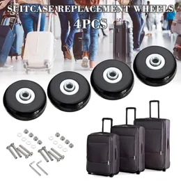 Accessori per ricambi borsa 4 pezzi Sostituisci ruote con vite per bagaglio da viaggio Valigia Ruote Assi Kit di riparazione 40/45 / 50mm Ruota girevole silenziosa Riparazione fai da te 230509