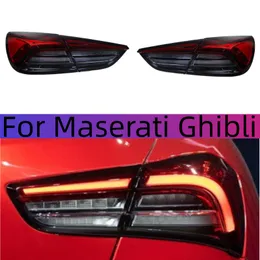 Luzes traseiras de carros LED para Maserati Ghibli traseiro diurno de LED diurno, luminária de lâmpada de freio leve Luzes traseiras Acessórios automáticos