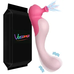 Vibratoren Vasana 2 In 1 Seahors Form Clit Sucker Für Frauen G-Punkt Dildo Klitoris Saugen Weibliches Spielzeug 230509