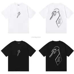 Tasarımcı Moda Giyim Tişört Tees Marka Trapstar Yaz Rahat Günlük Anahtarlık Baskılı Pamuk Kısa Kollu Yüksek Sokak Tshirt Erkekler Kadınlar Lüks Günlük Street