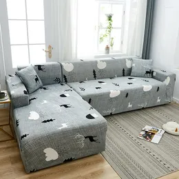 Крышка стулья диван-крышка геометрическая растяжка-эластичная печать универсальная угловая шезлонг Longue Armrest