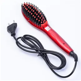 Haarbürste Fast Hair Straightener Comb Elektrischer Bürstenkamm Irons Auto Straight Hair Comb brush 223e