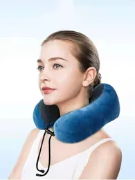 Seat Cushions Memory Foam U-shaped Pillow Cervical Napping Neck For Portable Travel Plane Car