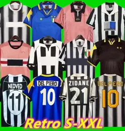 Retro del Piero Conte Koszulki piłkarskie Pirlo Buffon Inzaghi 84 85 92 95 96 97 98 99 02 03 04 05 94 95 Zidane Ancient Maillot Davids Conte koszulka 11 12 15 16 17 18 Pogba Juventus