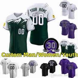 19 Charlie Blackmon S-6xl Jersey de beisebol personalizada 24 Ryan McMahon 2 Yonathan Daza 48 Marquez alemão 23 Kris Bryant 29 Michael Toglia Brenton Doyle Sean Bouchard Jerseys