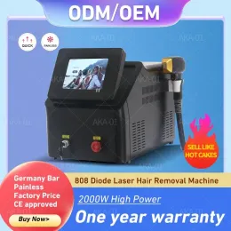 Оптимальный диодный лазер 808 нм Удаление волос Ice Platinum безболезненный лазер Удаление волос -машины для лиц.