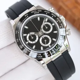 2023 marka Rolexs Słynne zegarki AAA 3A Automatyczne mechaniczne chronograf 7750 40 mm Sapphire Glass Glasssteel z oryginalnym zielonym pudełkiem Jason007 Watch 05