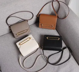 Designer-Taschen, hochwertige Handtaschen, Umhängetaschen, Umhängetaschen, farbige Luxus-Geldbörse aus echtem Leder, schmale Geldbörsen, Roulis-Handtasche