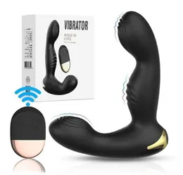 Sex toy massager Wireless Remote Control Anal Vibrator Men Prostate Massager Rechargeable Vibrating Butt Plug Dildo Toys Buttplug6486408