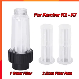 New High Pressure Washer Water Filter For Karcher K2 K3 K4 K5 K6 K7 G 3/4'' Water Filters With 2 Filter Cores For Lavor For Nilfisk