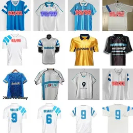 Marseilles Ribery Ravanelli Nasri Retro Soccer Jerseys 1990 1991 1992 1993 1998 1999 2000 2003 2004 2005 Drogba L.Blanc Payet Boli Vintage Football Shirt Maillot Foot Foot