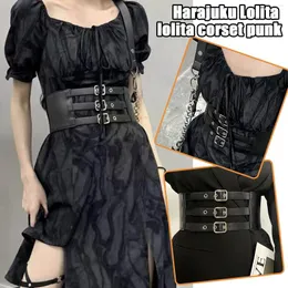 Belts 2023 Fashion Corset Punk Goth Retro Outer Wear Dress Cool Waist Decor Seal Female Elastic Wide Waistband Girdle Be Z6Z4