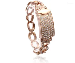 Armbanduhren 10pcs/lot Luxuxschlag-Armband-Uhren verkaufen weiblichen Dame-Geschenk-Großverkauf der Kristallquarz-Uhr-Frauen