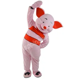 New Piglet Mascot Costume Adult Animation Role Play Christmas Halloween Birthday Party Cartoon Character Activity