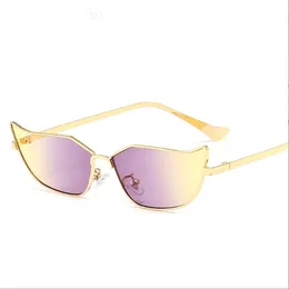 Nuovi occhiali da sole piccoli Donna Uomo Poligono Hippie Metallo full frame Occhiali da sole senza montatura retrò Fashion Luxury Oculos De Sol