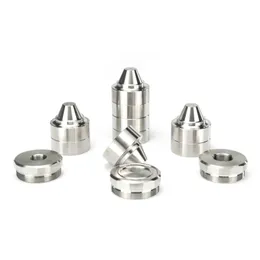 Tactical Accessories One piece Stainless Steel Skirted Cone Cups 1.355''OD and 1/2x28 or 5/8x24 end cap soild cap For 1.5"OD 7.8''L Solvent Trap Fuel Filter Napa 4003 Wix 24003