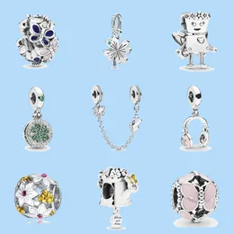 925 sterling silver charms for pandora jewelry beads Dangle Alloy Spring Butterfly Clover Bella Bot Bead