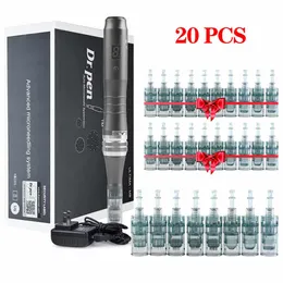 M8 DR Pen z 20 -cs Kasem Beauty Microneedle Roller Derma Pen Microneedling